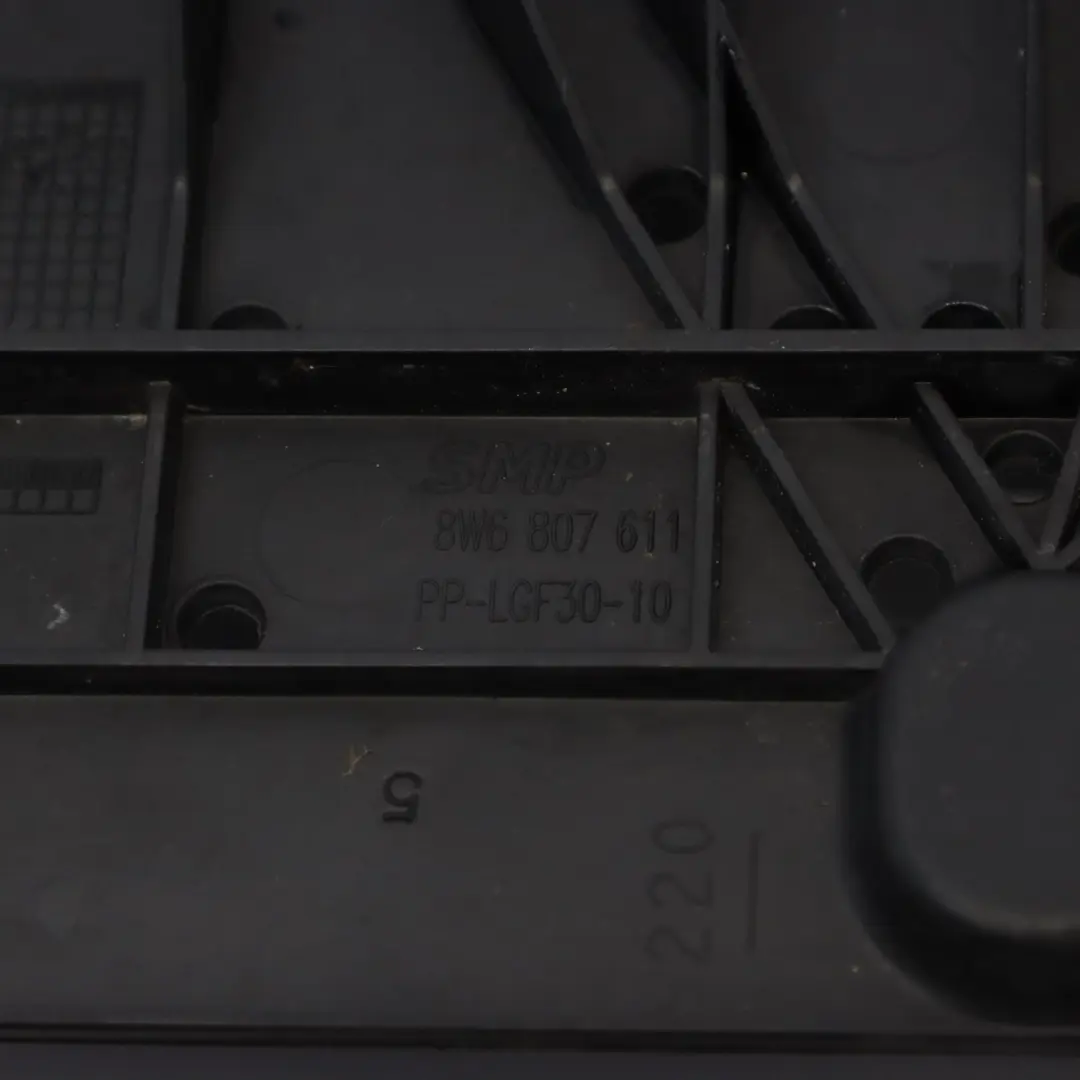 Bumper Undertray Front Lower Centre Trim Panel Cover to Audi A5 F5 with Part number 8W6807611 Audi A5 F5 Bumper Undertray Front Lower Centre Trim Panel Cover - SKU 8W6807611 - Part number 8W6807611