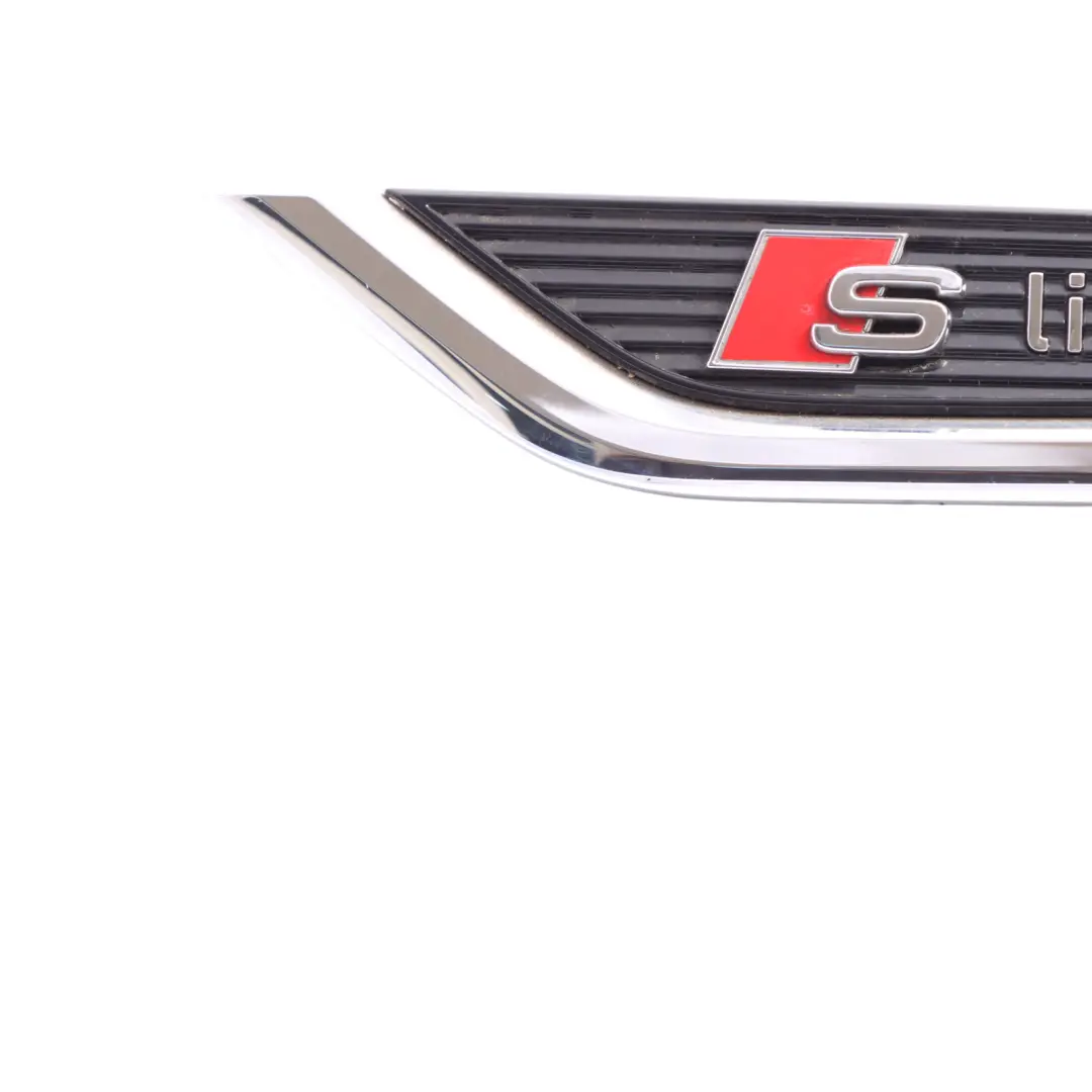 Audi A5 F5 Front Fender Wing S-Line Emblem Badge Label Left N/S - SKU 8W6853601B - Part number 8W6853601B