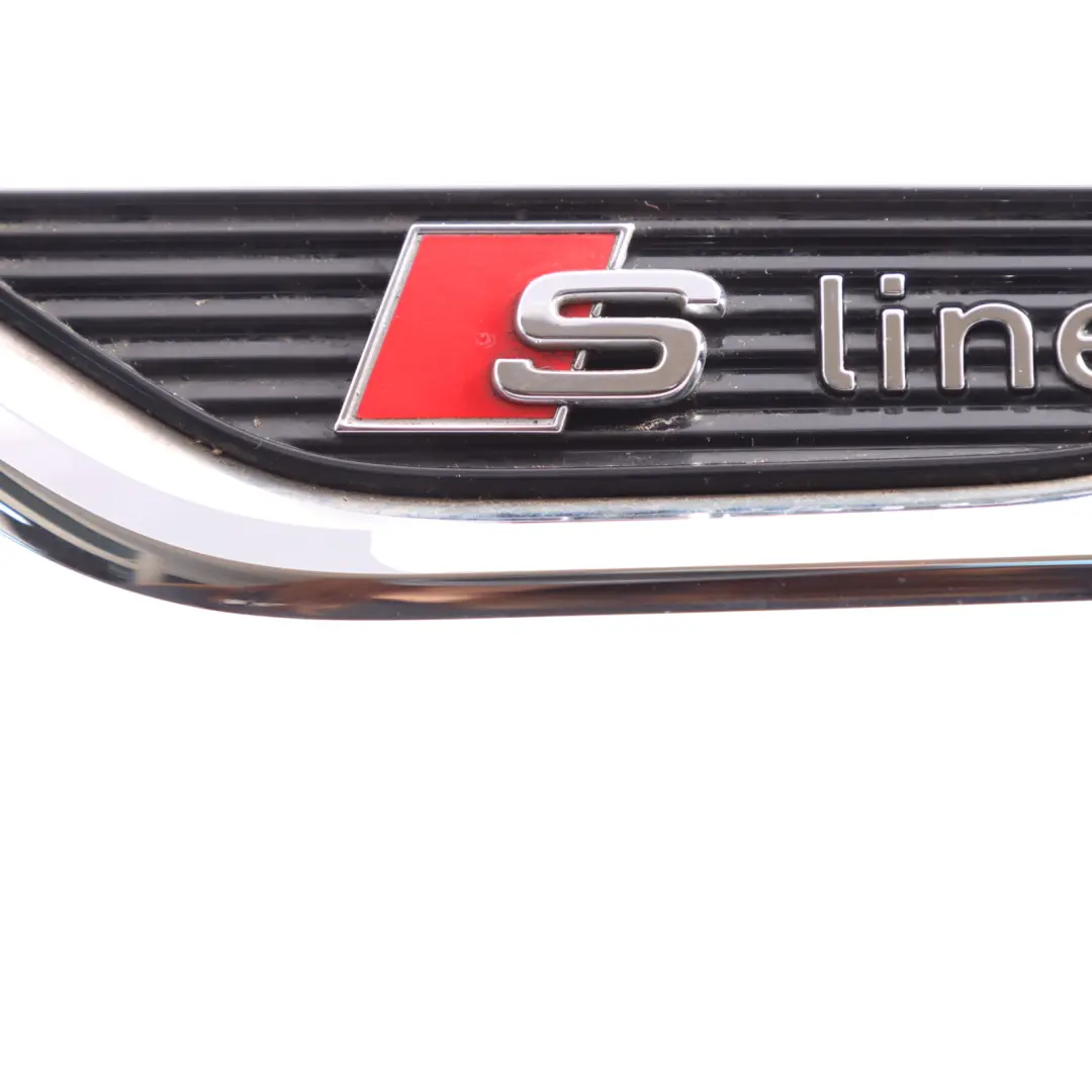 Audi A5 F5 Front Fender Wing S-Line Emblem Badge Label Left N/S - SKU 8W6853601B - Part number 8W6853601B