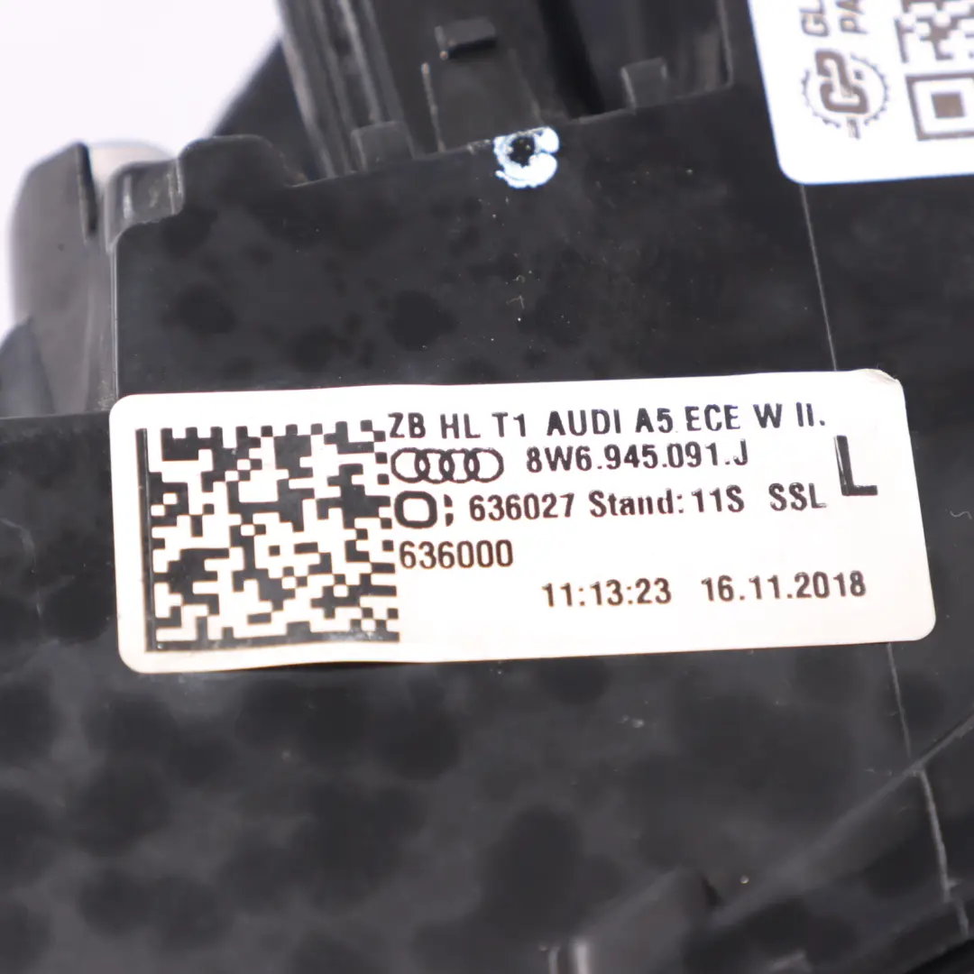 Audi A5 F5 Sportback Zewnętrzna Lampa Tylna Lewa - SKU 8W6945091J - Numer Części 8W6945091J