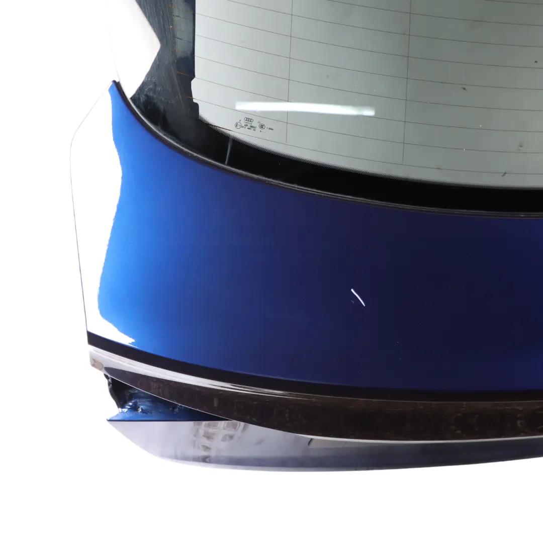 Sportback Boot Lid Tailgate Rear Trunk Lid Panel Navarra Blue - X5H to Audi A5 F5 with Part number 8W8827025E Audi A5 F5 Sportback Boot Lid Tailgate Rear Trunk Lid Panel Navarra Blue - X5H - SKU 8W8827025E-NAB - Part number 8W8827025E