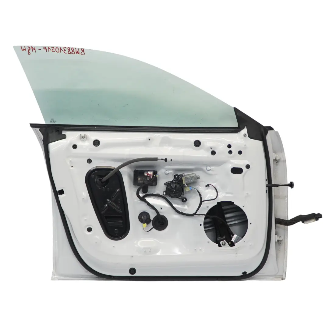 Porta Anteriore Sinistra Glacier White Pearl - S9R per Audi A5 F5 con numero di parte 8W8831051F Audi A5 F5 Porta Anteriore Sinistra Glacier White Pearl - S9R - SKU 8W8831051F-MGW - Numero di parte 8W8831051F