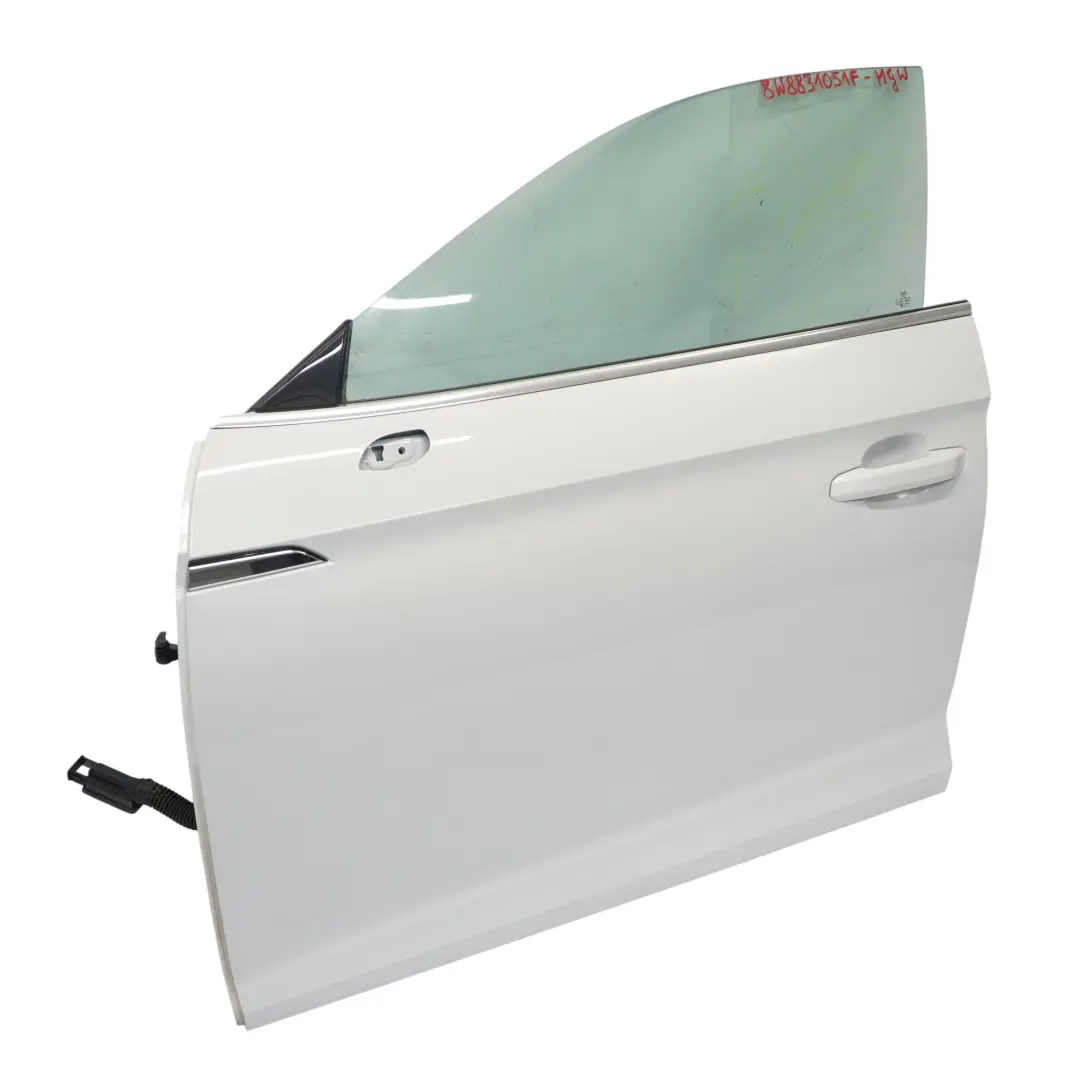 Audi A5 F5 Puerta Delantera Izquierda Panel Glacier White Pearl - S9R - SKU 8W8831051F-MGW - Número de pieza 8W8831051F