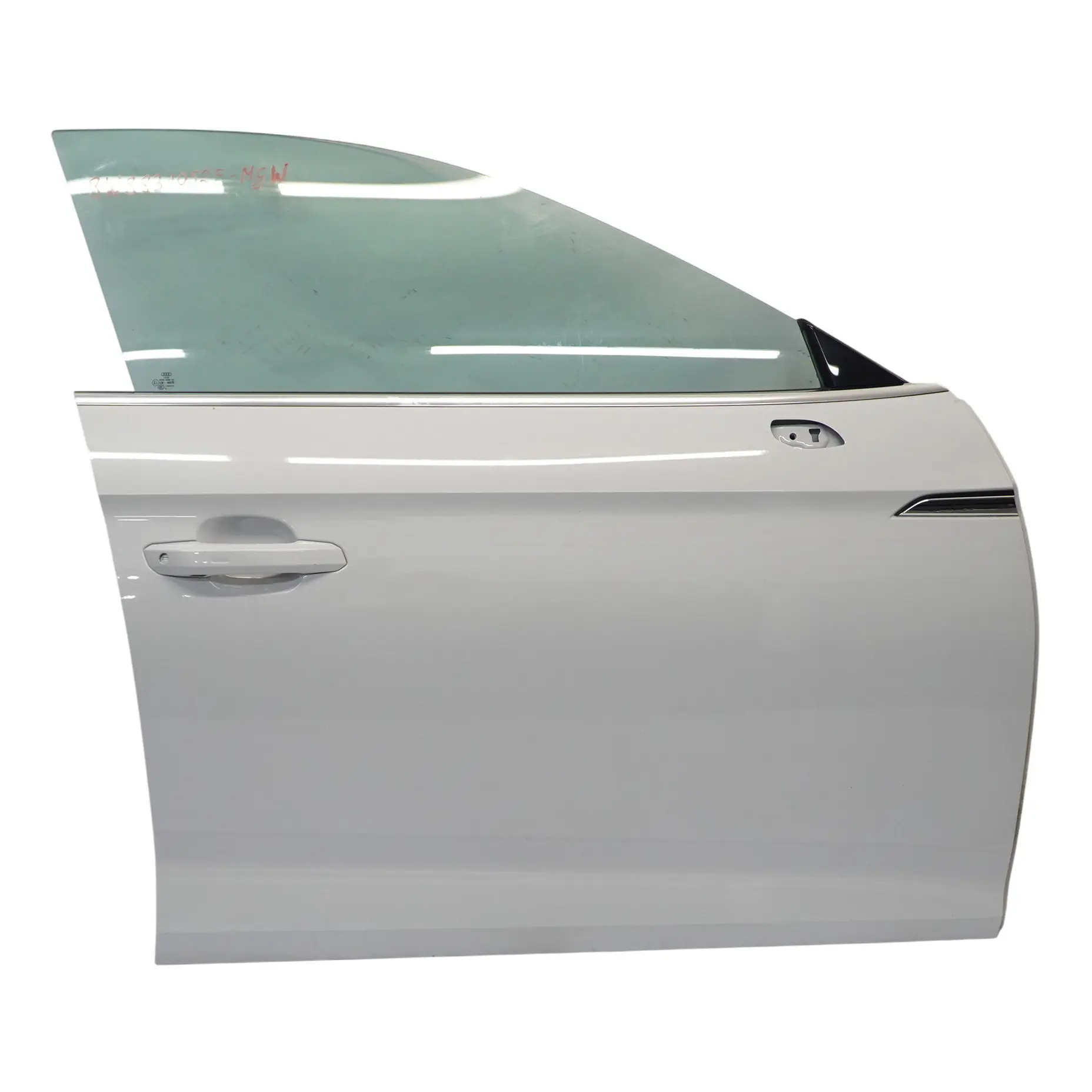 Audi A5 F5 Door Front Right O/S Covering Panel Glacier White Pearl - S9R