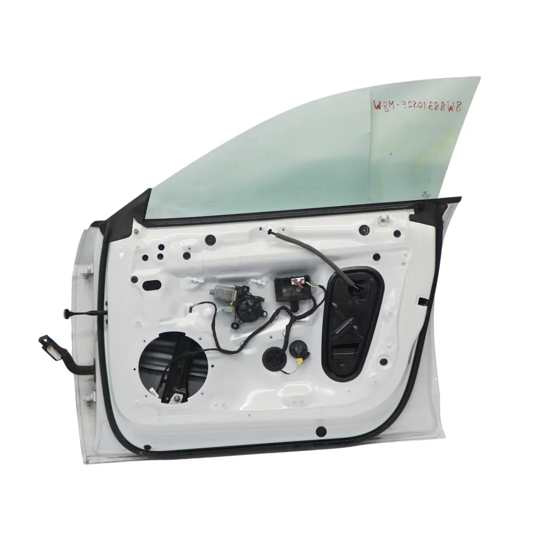 Audi A5 F5 Door Front Right O/S Covering Panel Glacier White Pearl - S9R - SKU 8W8831052F-MGW - Part number 8W8831052F