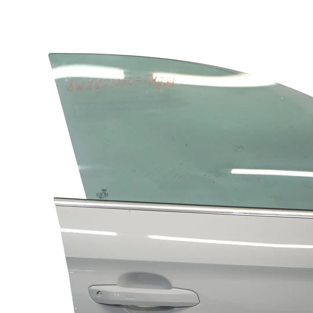 Audi A5 F5 Door Front Right O/S Covering Panel Glacier White Pearl - S9R - SKU 8W8831052F-MGW - Part number 8W8831052F