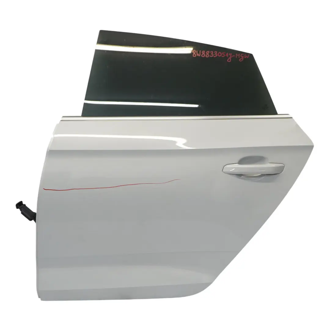 Tür Hinten Links Glacier White Pearl Weiss - S9R für Audi A5 F5 mit Teilenummer 8W8833051J Audi A5 F5 Tür Hinten Links Glacier White Pearl Weiss - S9R - SKU 8W8833051J-MGW - Teilenummer 8W8833051J