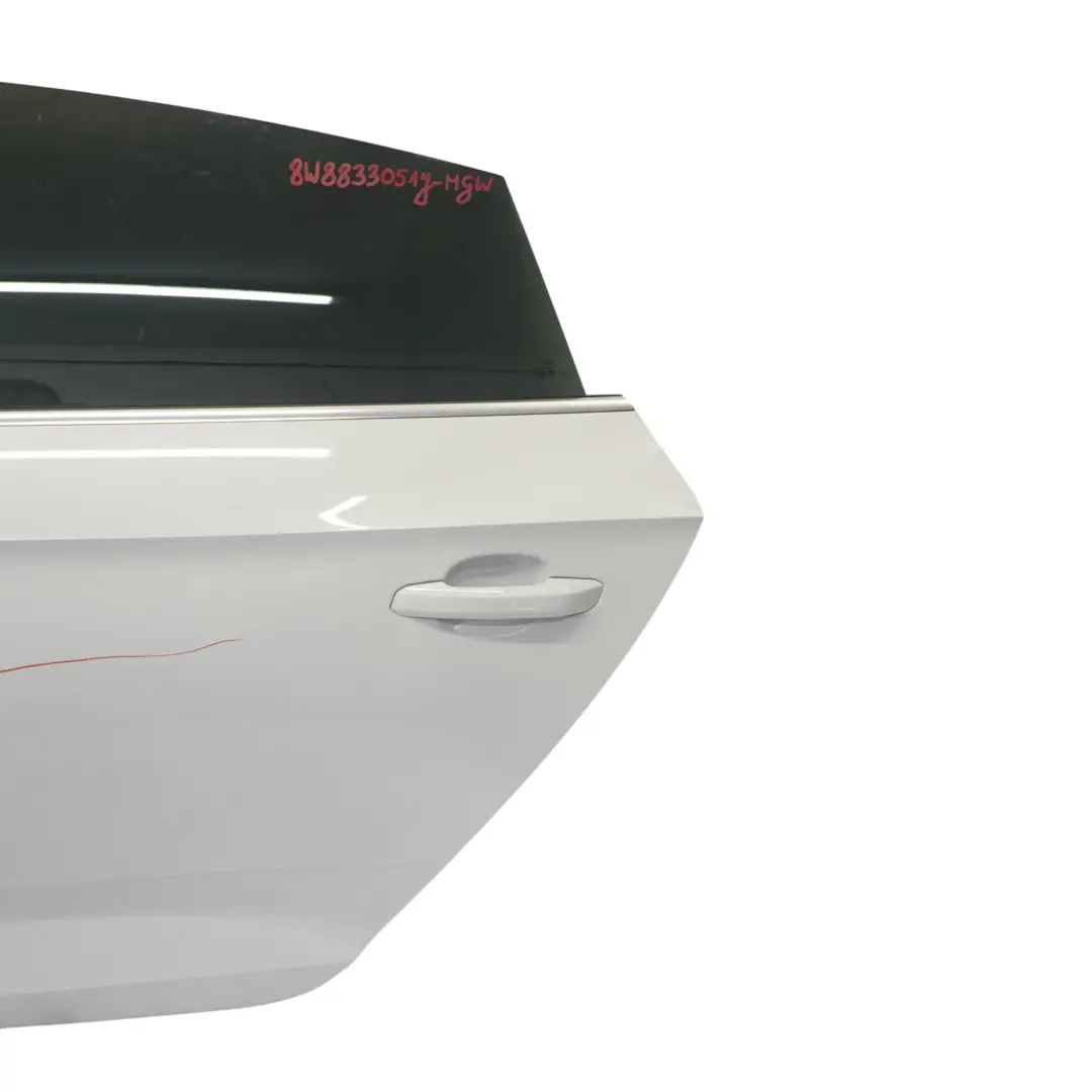 Tür Hinten Links Glacier White Pearl Weiss - S9R für Audi A5 F5 mit Teilenummer 8W8833051J Audi A5 F5 Tür Hinten Links Glacier White Pearl Weiss - S9R - SKU 8W8833051J-MGW - Teilenummer 8W8833051J