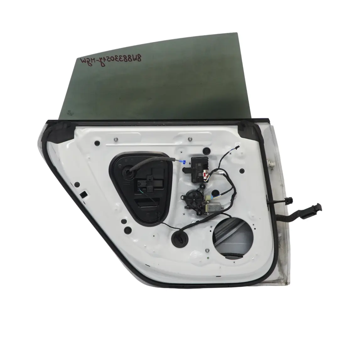 Puerta Trasera Izquierda Panel Glacier White Pearl - S9R para Audi A5 F5 con número de pieza 8W8833051J Audi A5 F5 Puerta Trasera Izquierda Panel Glacier White Pearl - S9R - SKU 8W8833051J-MGW - Número de pieza 8W8833051J