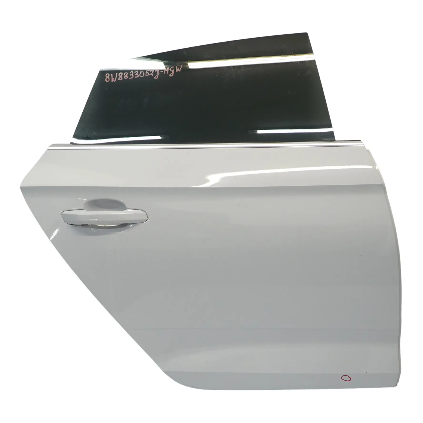 Audi A5 F5 Door Rear Right O/S Covering Panel Glacier White Pearl - S9R