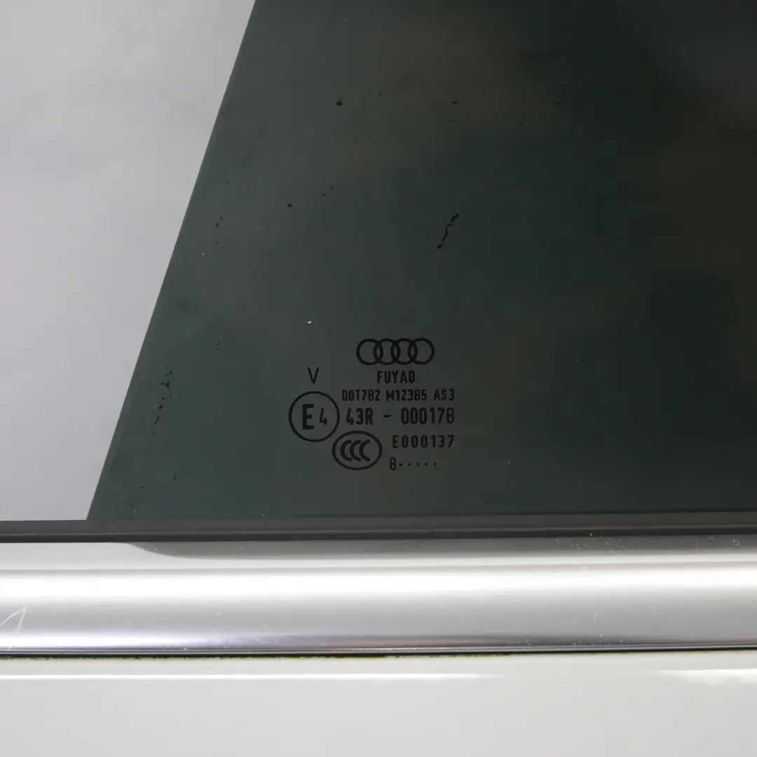 Audi A5 F5 Door Rear Right O/S Covering Panel Glacier White Pearl - S9R - SKU 8W8833052J-MGW - Part number 8W8833052J