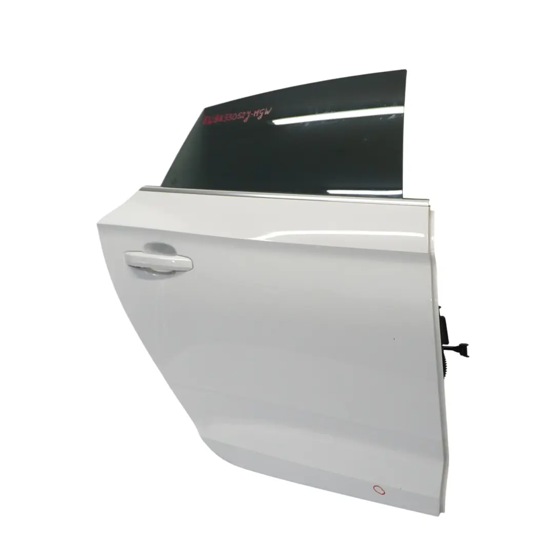 Audi A5 F5 Door Rear Right O/S Covering Panel Glacier White Pearl - S9R - SKU 8W8833052J-MGW - Part number 8W8833052J