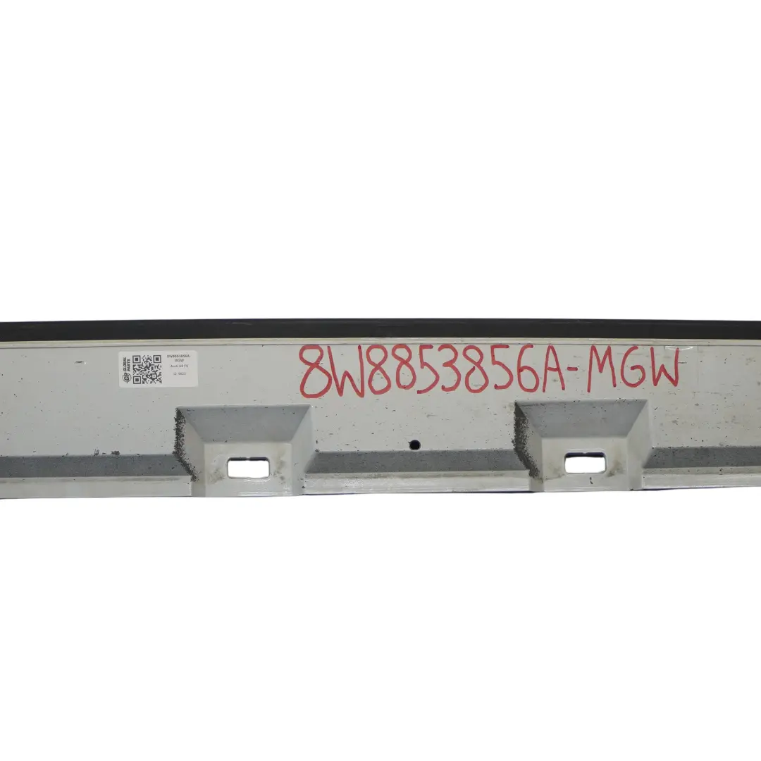 Audi A4 B7 Faldón Lateral Derecho Panel Cubre Umbral Glacier White Pearl - S9R - SKU 8W8853856A-MGW - Número de pieza 8W8853856A