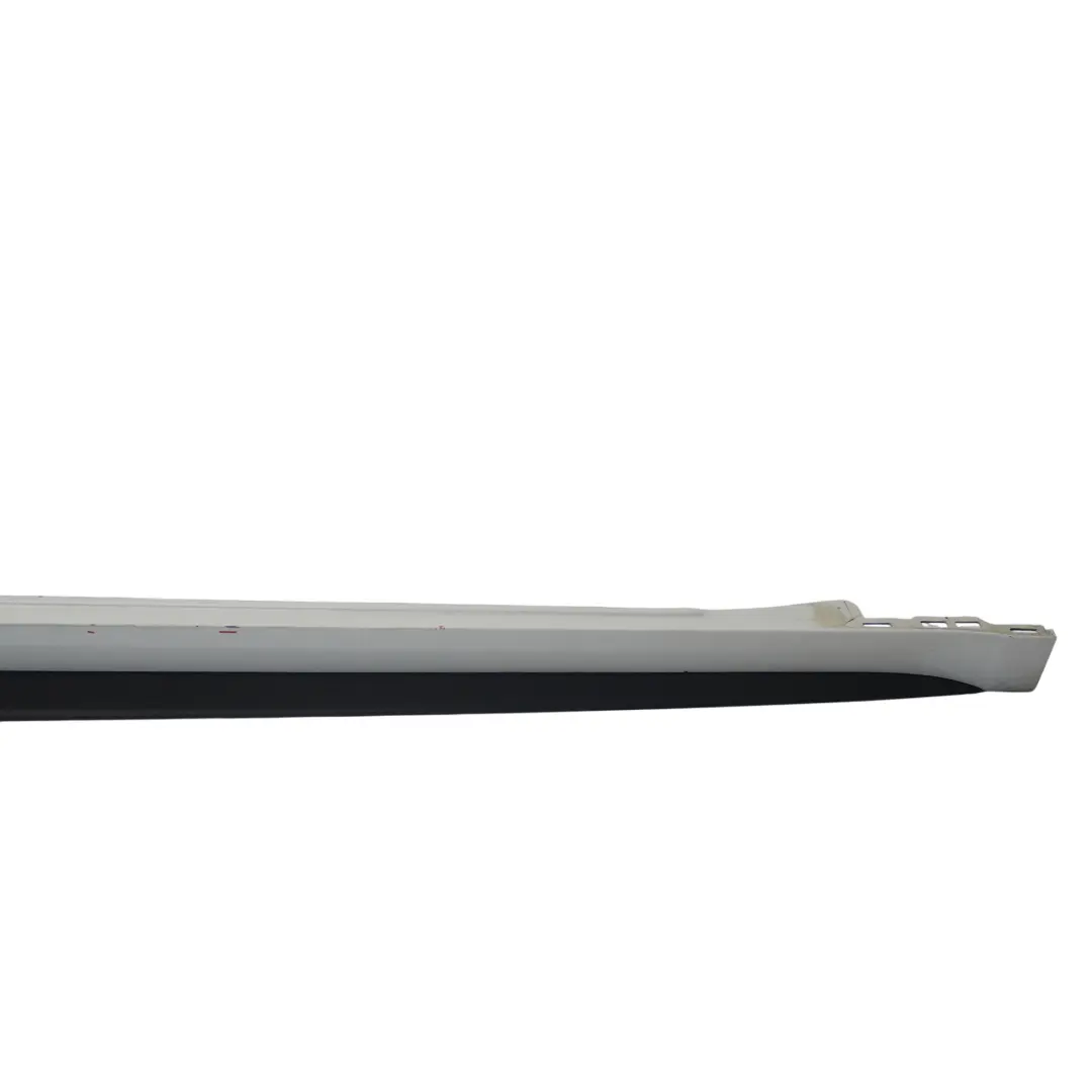 Audi A4 B7 Faldón Lateral Derecho Panel Cubre Umbral Glacier White Pearl - S9R - SKU 8W8853856A-MGW - Número de pieza 8W8853856A