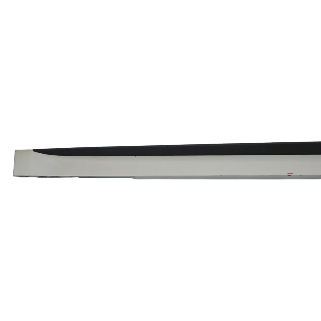 Audi A4 B7 Faldón Lateral Derecho Panel Cubre Umbral Glacier White Pearl - S9R - SKU 8W8853856A-MGW - Número de pieza 8W8853856A
