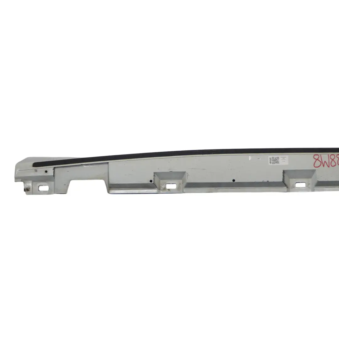Audi A4 B7 Faldón Lateral Derecho Panel Cubre Umbral Glacier White Pearl - S9R - SKU 8W8853856A-MGW - Número de pieza 8W8853856A