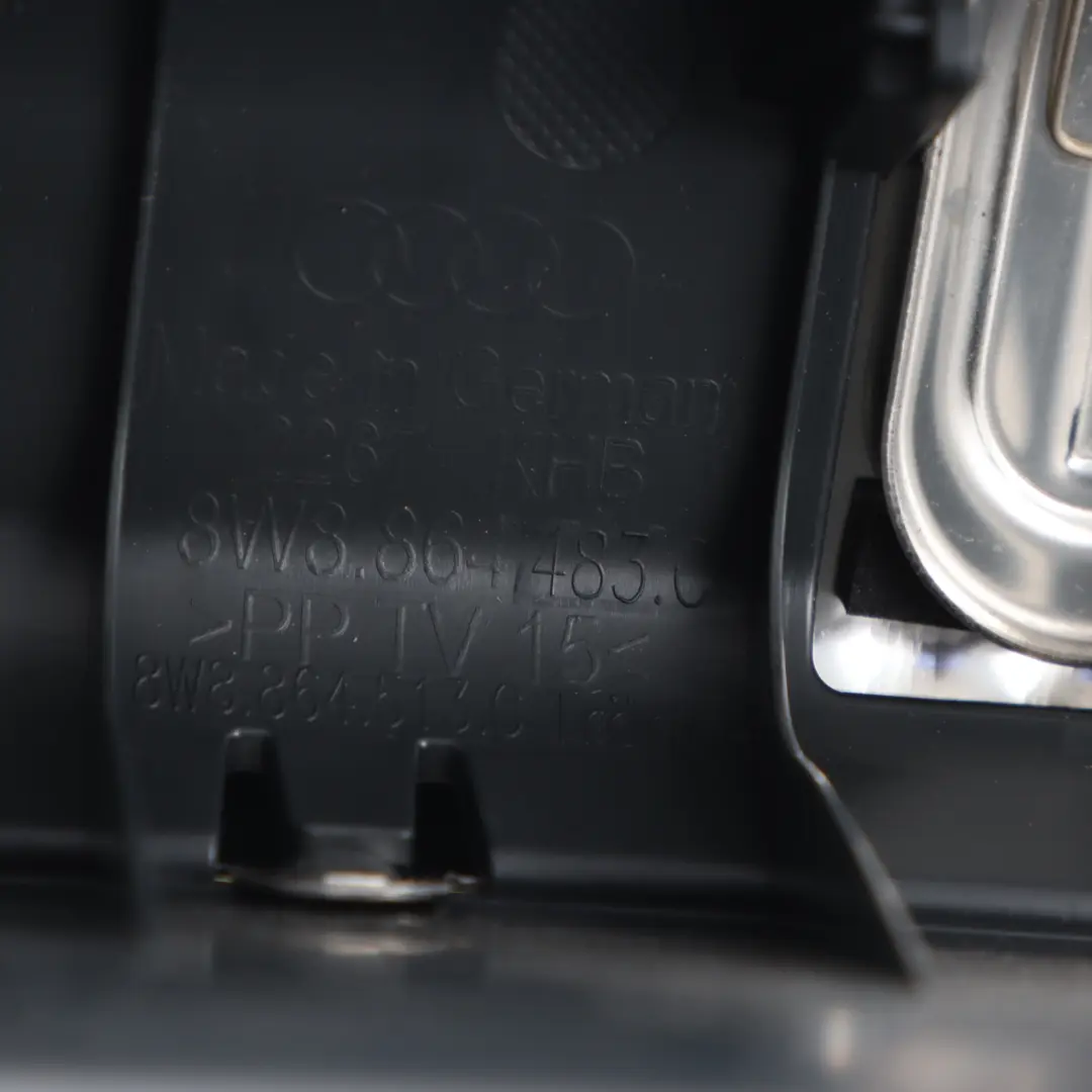 Audi A5 F5 Cache De Verrouillage De Hayon Arrière Chromé - SKU 8W8864483C - Numéro de pièce 8W8864483C