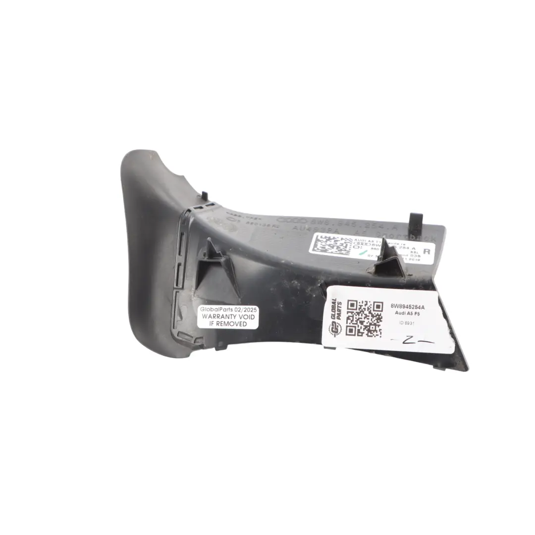 Tail Light Lamp Trim Cover Panel Trim Rear Right O/S to Audi A5 F5 with Part number 8W8945254A Audi A5 F5 Tail Light Lamp Trim Cover Panel Trim Rear Right O/S - SKU 8W8945254A - Part number 8W8945254A