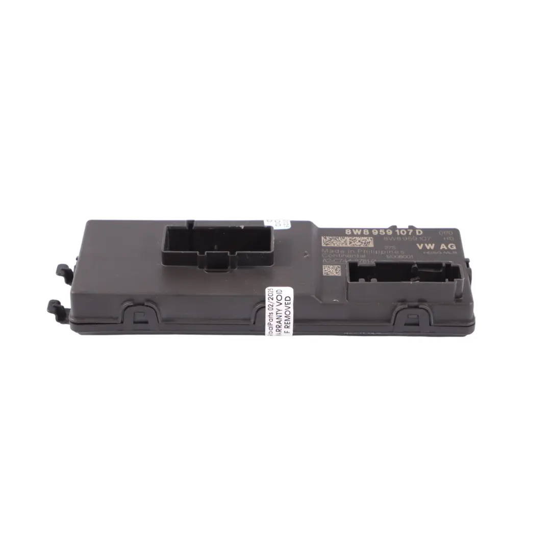 Audi A5 F5 Rear Hatch Tailgate Boot Lid Control Module Unit ECU - SKU 8W8959107D - Part number 8W8959107D
