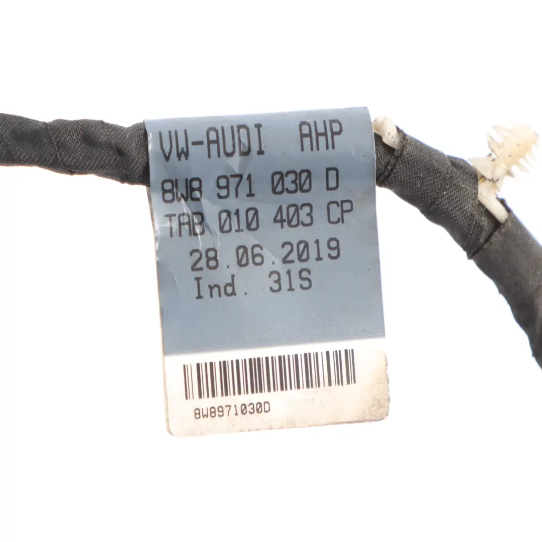 Front Passenger's Door Wiring Harness Loom 8W8971030D to Audi A5 F5 with Part number 8W8971030AC Audi A5 F5 Front Passenger's Door Wiring Harness Loom 8W8971030D - SKU 8W8971030AC - Part number 8W8971030AC