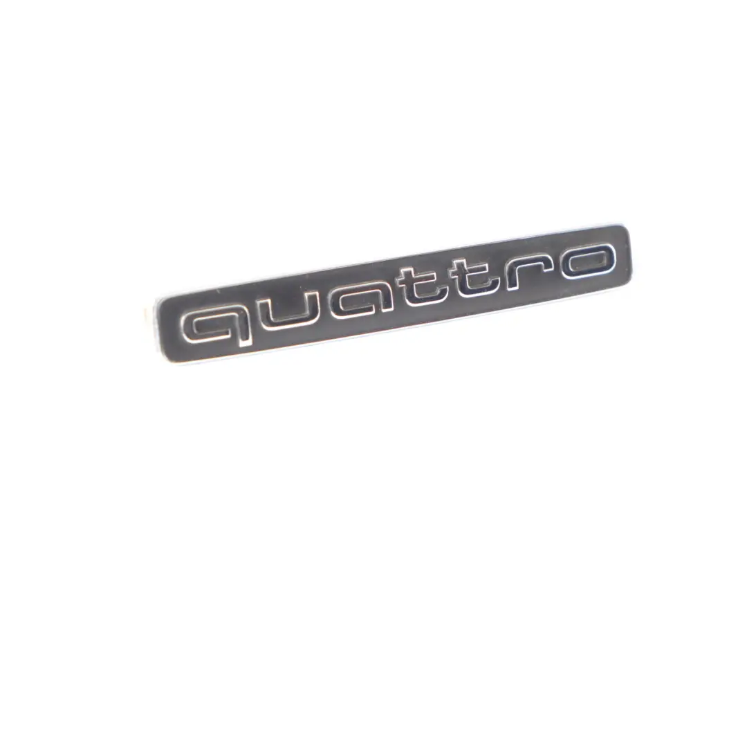 Trunk Emblem Rear Boot Lid Tailgate Logo Badge Sign to Audi Q5 FY with Part number 8W9853737 Audi Q5 FY Trunk Emblem Rear Boot Lid Tailgate Logo Badge Sign - SKU 8W9853737 - Part number 8W9853737