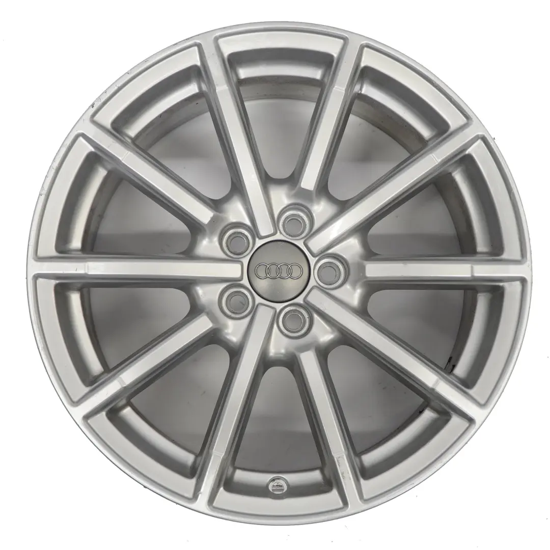 Audi A1 8X Jante En Alliage Argenté 17" 7.5J ET:36 10 Branches - SKU 8X0601025BM-1 - Numéro de pièce 8X0601025BM