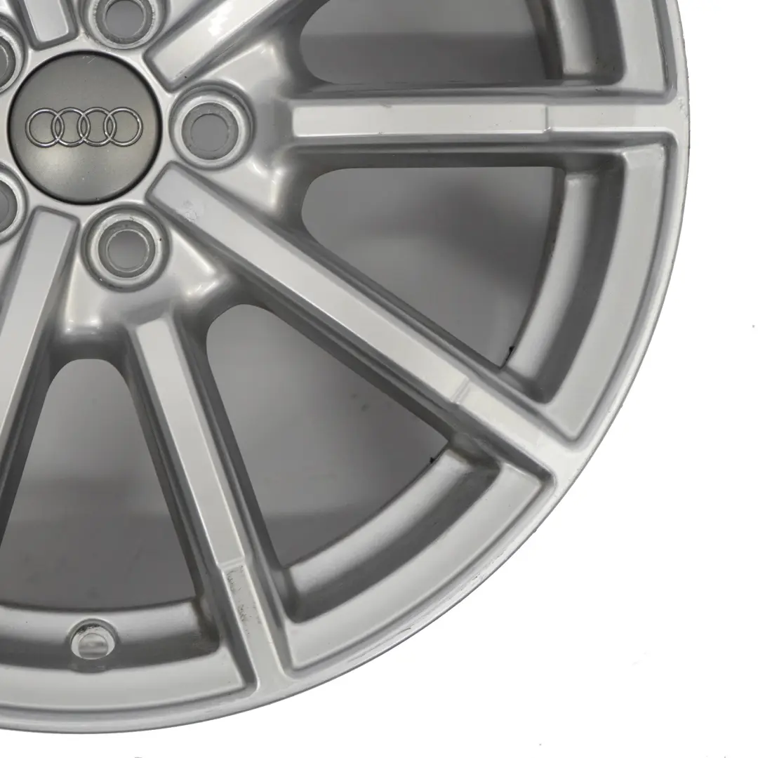 Audi A1 8X Jante En Alliage Argenté 17" 7.5J ET:36 10 Branches - SKU 8X0601025BM-1 - Numéro de pièce 8X0601025BM