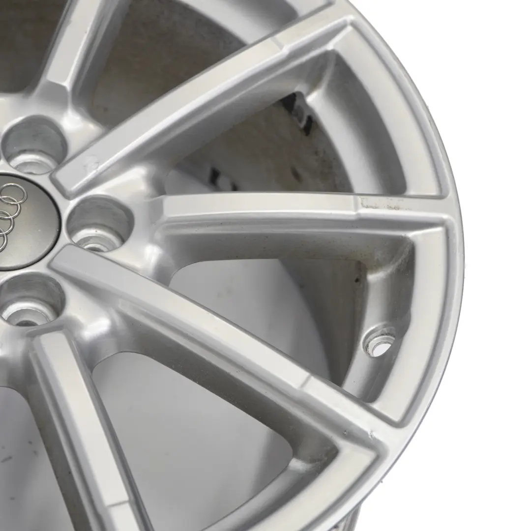 Audi A1 8X Silver Alloy Wheel Rim 17" 7.5J ET:36 10-Spoke - SKU 8X0601025BM-1 - Part number 8X0601025BM