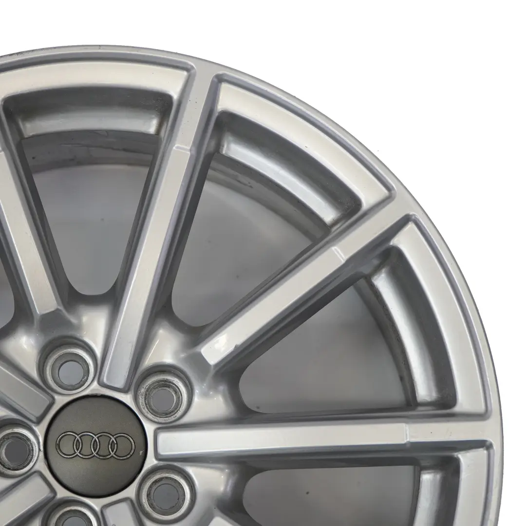 Audi A1 8X Jante En Alliage Argenté 17" 7.5J ET:36 10 Branches - SKU 8X0601025BM-2 - Numéro de pièce 8X0601025BM