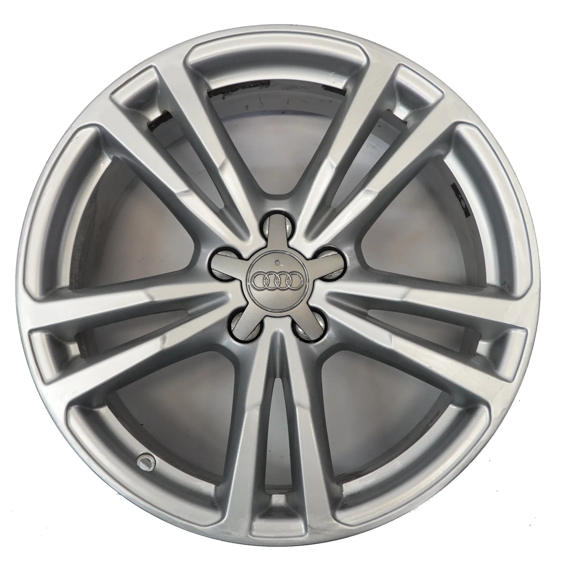 Audi A1 8X Argento Cerchio Lega 17" 7.5J ET34 Doppia Stella A Raggi 8X0601025BR