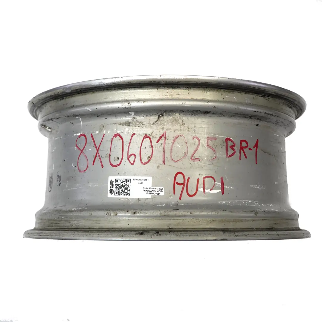 Audi A1 8X Srebrna Felga Aluminiowa 17" 7.5J ET34 - SKU 8X0601025BR-1 - Numer Części 8X0601025BR