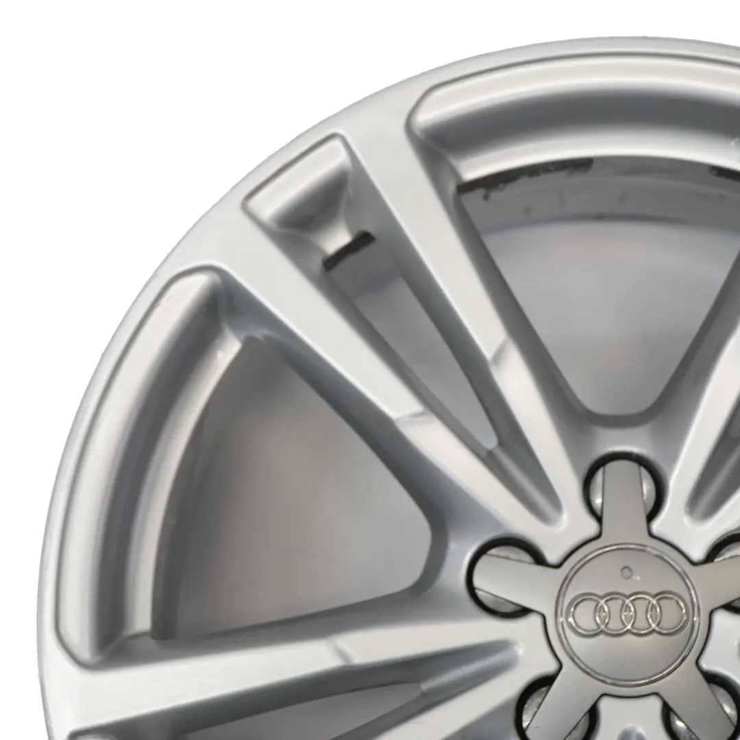 Alloy Wheel Rim 17" 7.5J ET34 Double Star Spoke to Audi A1 8X Silver with Part number 8X0601025BR Audi A1 8X Silver Alloy Wheel Rim 17" 7.5J ET34 Double Star Spoke - SKU 8X0601025BR-1 - Part number 8X0601025BR