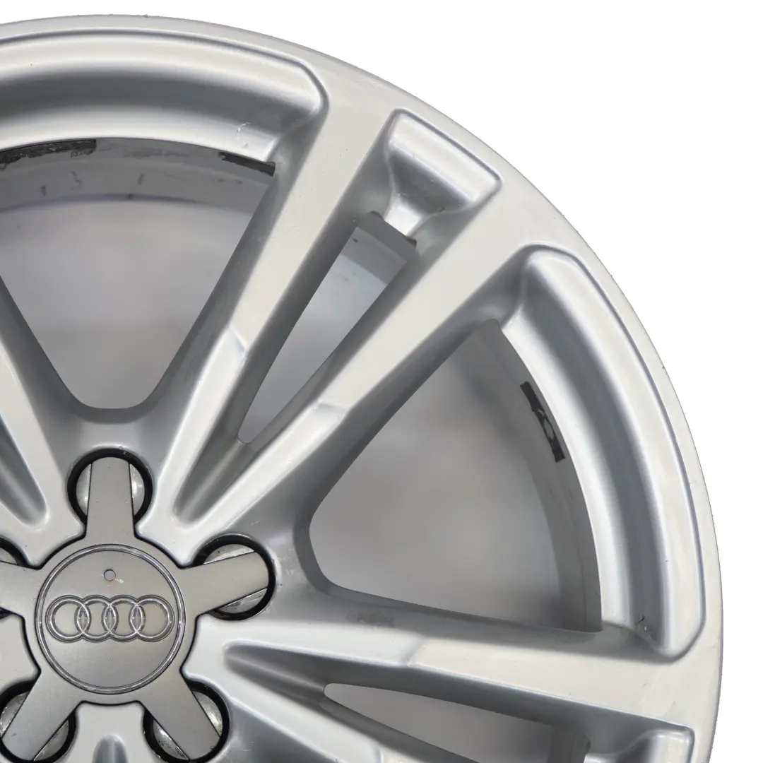 Alloy Wheel Rim 17" 7.5J ET34 Double Star Spoke to Audi A1 8X Silver with Part number 8X0601025BR Audi A1 8X Silver Alloy Wheel Rim 17" 7.5J ET34 Double Star Spoke - SKU 8X0601025BR-1 - Part number 8X0601025BR
