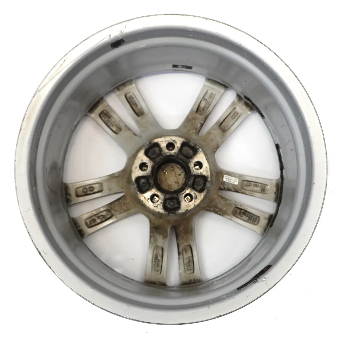 Jante En Alliage Argenté 17" 7.5J ET34 Double Star Spoke pour Audi A1 8X à propos du numéro de pièce 8X0601025BR Audi A1 8X Jante En Alliage Argenté 17" 7.5J ET34 Double Star Spoke - SKU 8X0601025BR-1 - Numéro de pièce 8X0601025BR