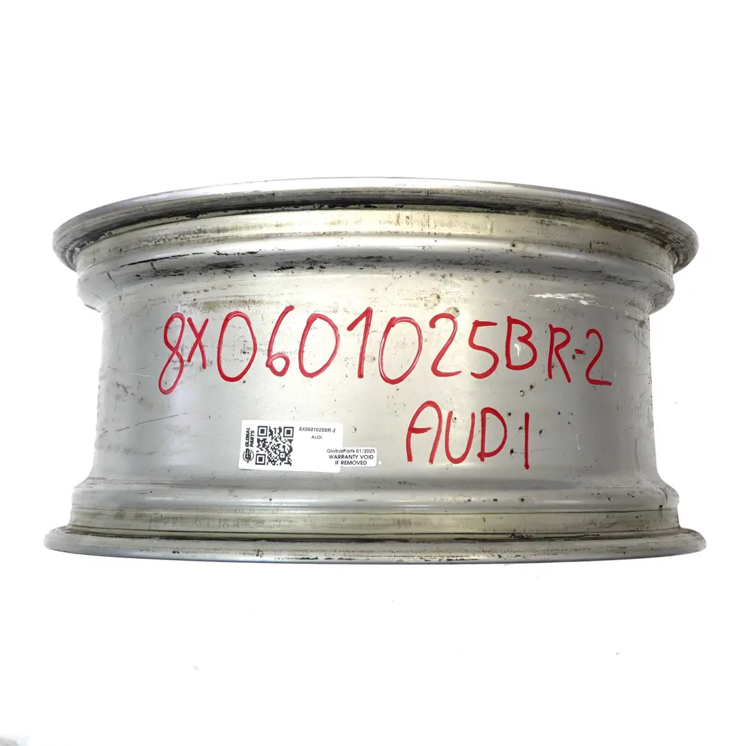 Audi A1 8X Srebrna Felga Aluminiowa 17" 7.5J ET34 - SKU 8X0601025BR-2 - Numer Części 8X0601025BR