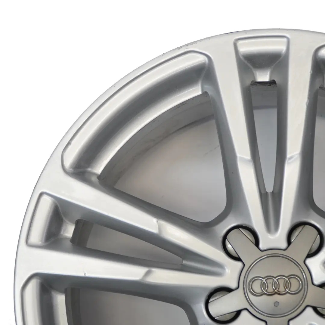 Audi A1 8X Silver Alloy Wheel Rim 17" 7.5J ET34 Double Star Spoke - SKU 8X0601025BR-2 - Part number 8X0601025BR