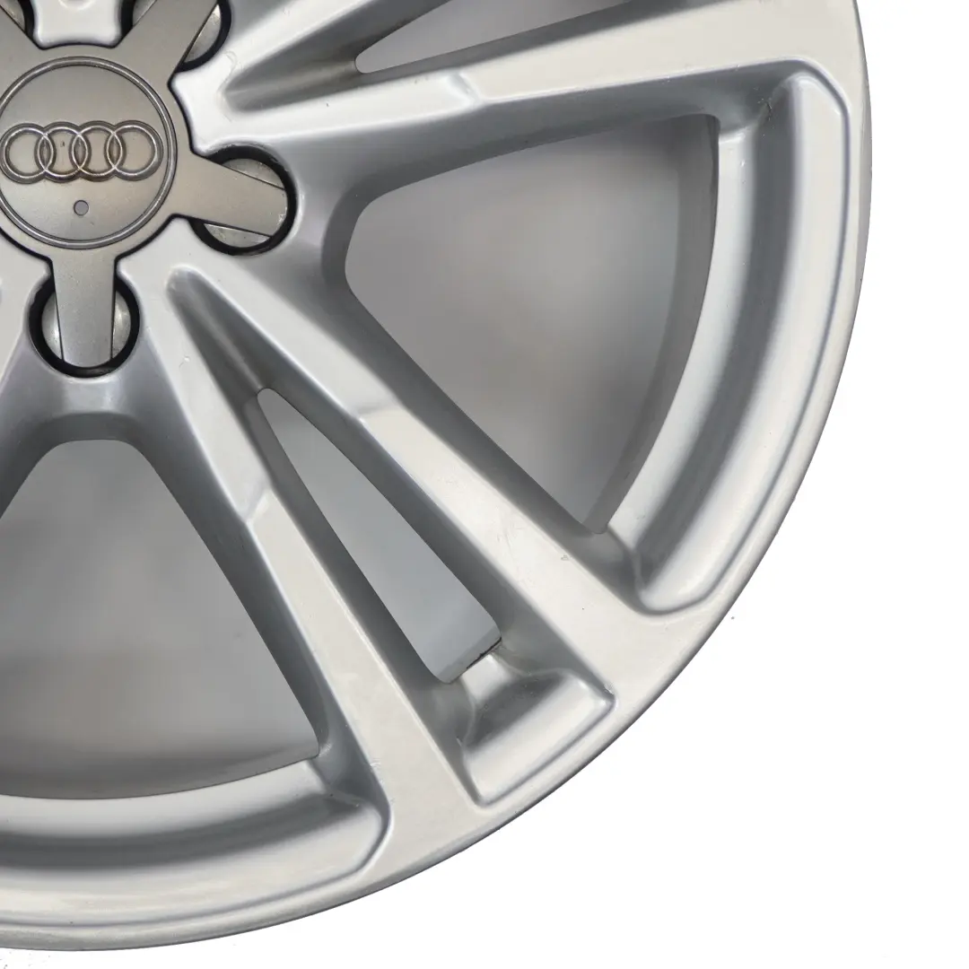 Alloy Wheel Rim 17" 7.5J ET34 Double Star Spoke to Audi A1 8X Silver with Part number 8X0601025BR Audi A1 8X Silver Alloy Wheel Rim 17" 7.5J ET34 Double Star Spoke - SKU 8X0601025BR-2 - Part number 8X0601025BR