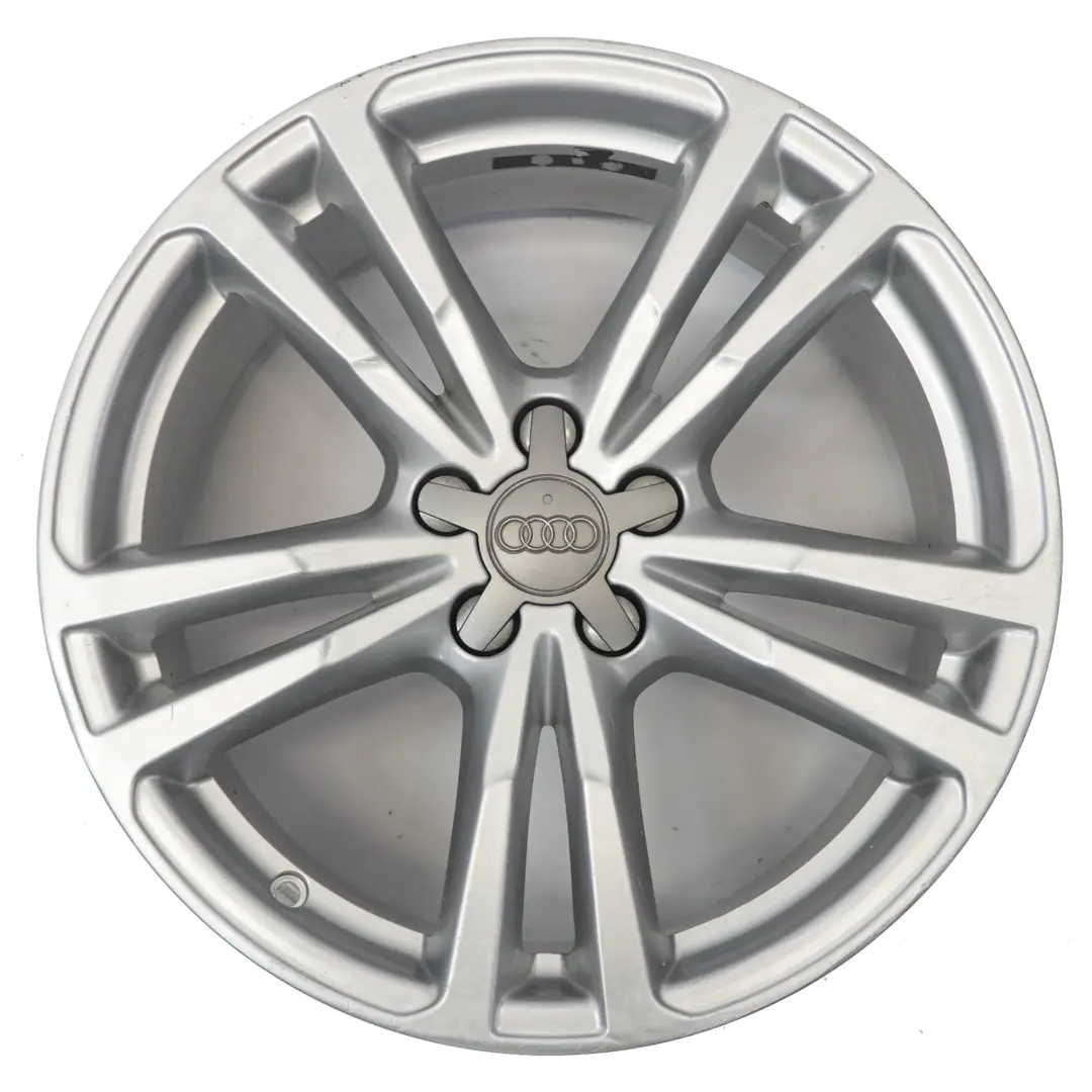 Alloy Wheel Rim 17" 7.5J ET34 Double Star Spoke to Audi A1 8X Silver with Part number 8X0601025BR Audi A1 8X Silver Alloy Wheel Rim 17" 7.5J ET34 Double Star Spoke - SKU 8X0601025BR-3 - Part number 8X0601025BR