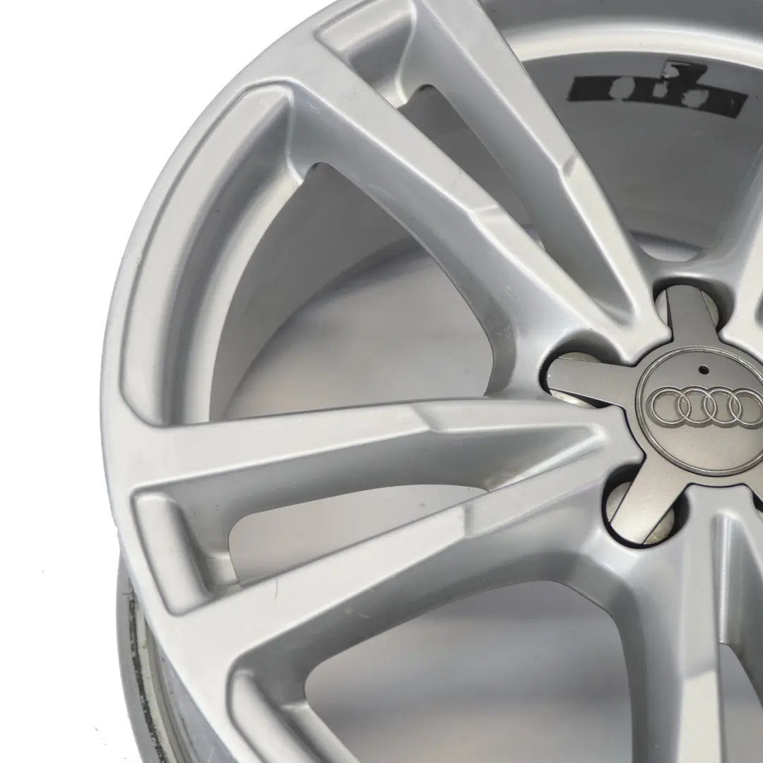 Audi A1 8X Silver Alloy Wheel Rim 17" 7.5J ET34 Double Star Spoke - SKU 8X0601025BR-3 - Part number 8X0601025BR