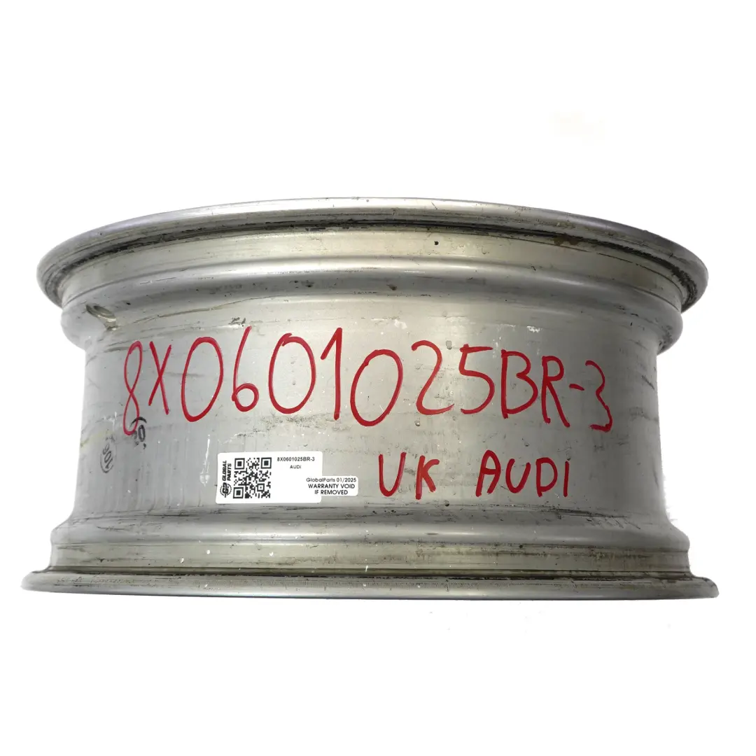 Alloy Wheel Rim 17" 7.5J ET34 Double Star Spoke to Audi A1 8X Silver with Part number 8X0601025BR Audi A1 8X Silver Alloy Wheel Rim 17" 7.5J ET34 Double Star Spoke - SKU 8X0601025BR-3 - Part number 8X0601025BR