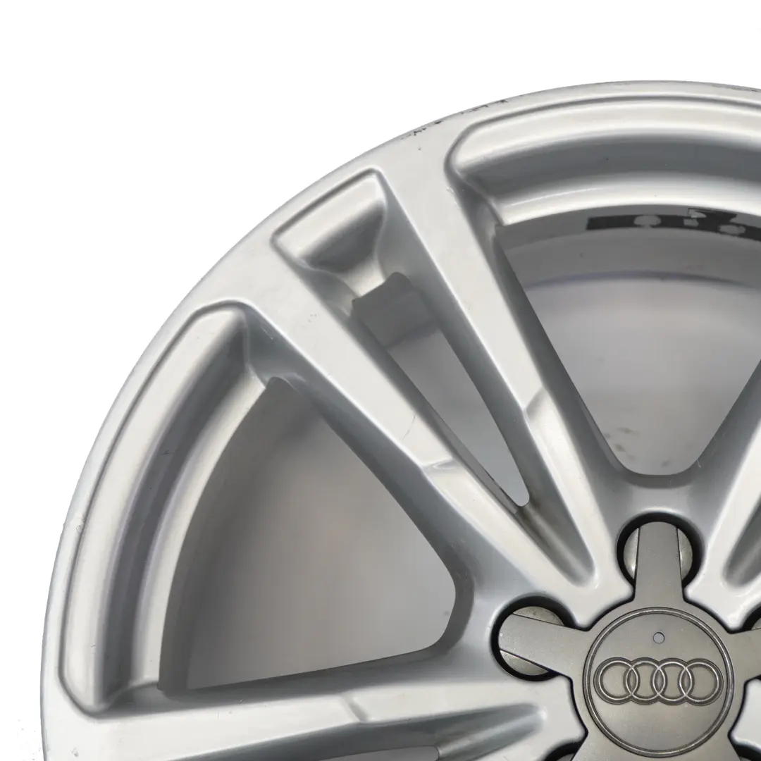 Alloy Wheel Rim 17" 7.5J ET34 Double Star Spoke to Audi A1 8X Silver with Part number 8X0601025BR Audi A1 8X Silver Alloy Wheel Rim 17" 7.5J ET34 Double Star Spoke - SKU 8X0601025BR-3 - Part number 8X0601025BR