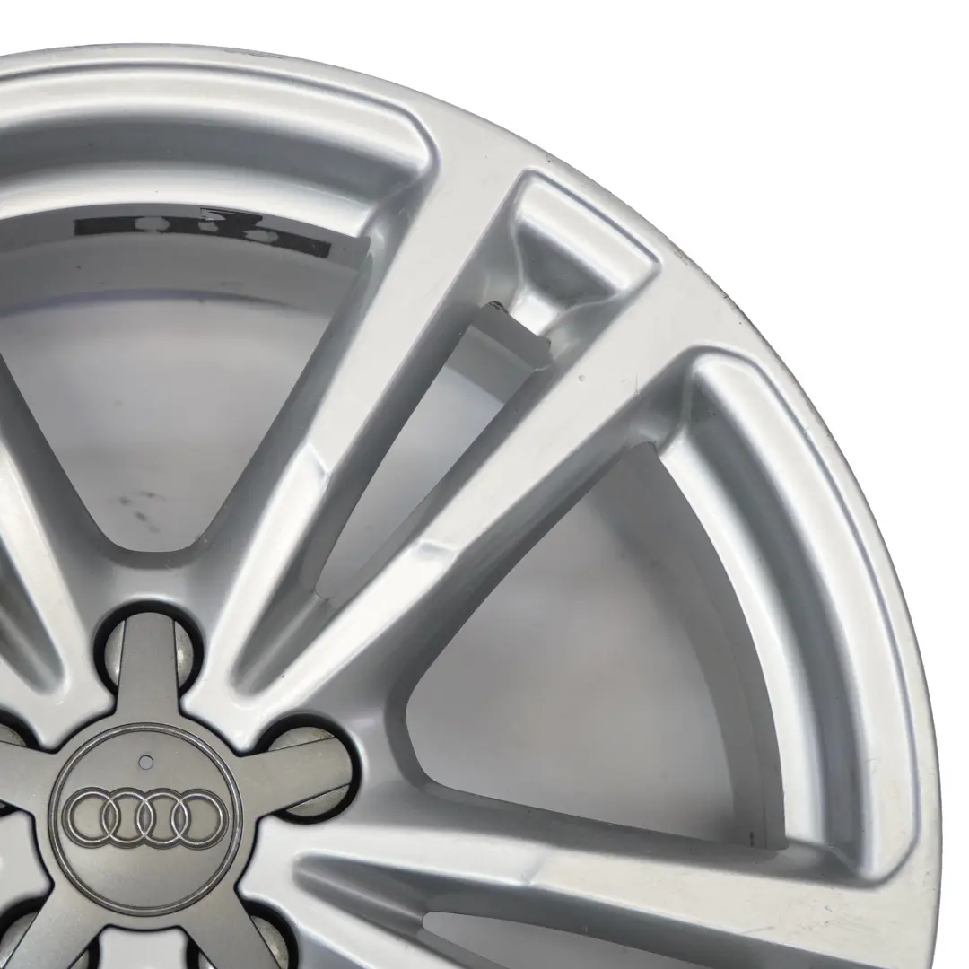 Alloy Wheel Rim 17" 7.5J ET34 Double Star Spoke to Audi A1 8X Silver with Part number 8X0601025BR Audi A1 8X Silver Alloy Wheel Rim 17" 7.5J ET34 Double Star Spoke - SKU 8X0601025BR-3 - Part number 8X0601025BR