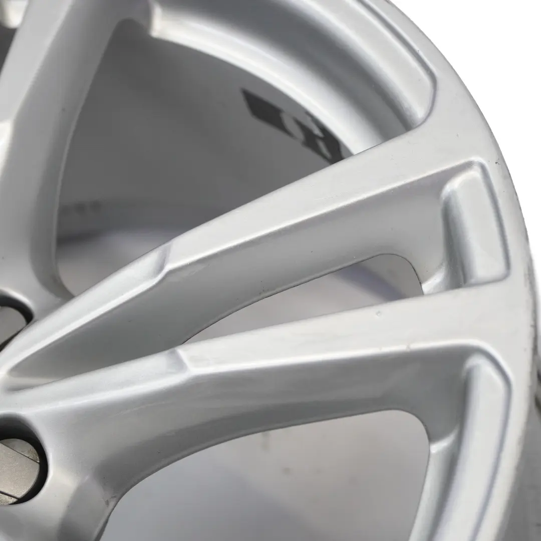 Alloy Wheel Rim 17" 7.5J ET34 Double Star Spoke to Audi A1 8X Silver with Part number 8X0601025BR Audi A1 8X Silver Alloy Wheel Rim 17" 7.5J ET34 Double Star Spoke - SKU 8X0601025BR-3 - Part number 8X0601025BR