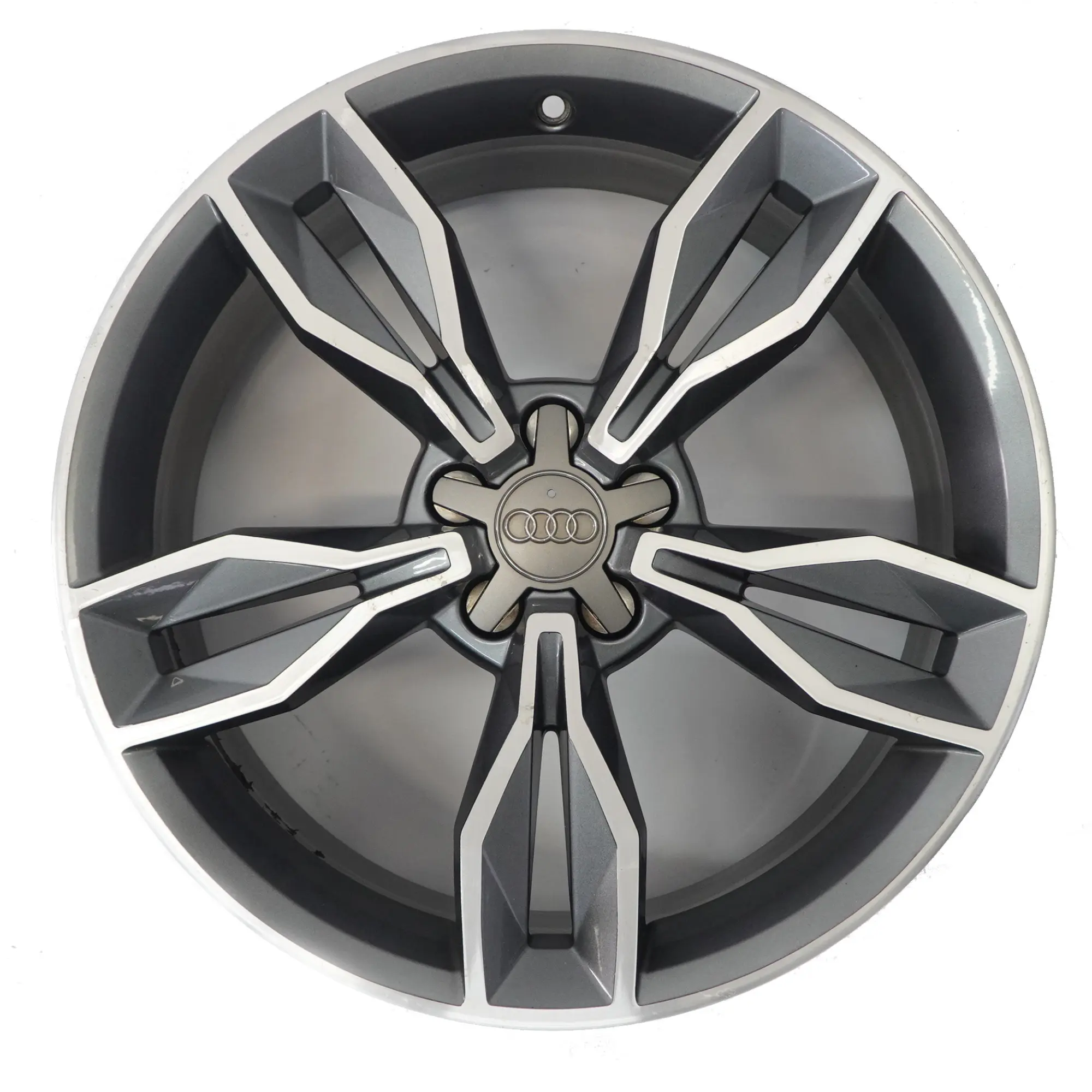 Audi A1 S1 8X Argento Cerchio Lega 18" 7.5J ET:37,5 Star Spoke 8X0601025BS