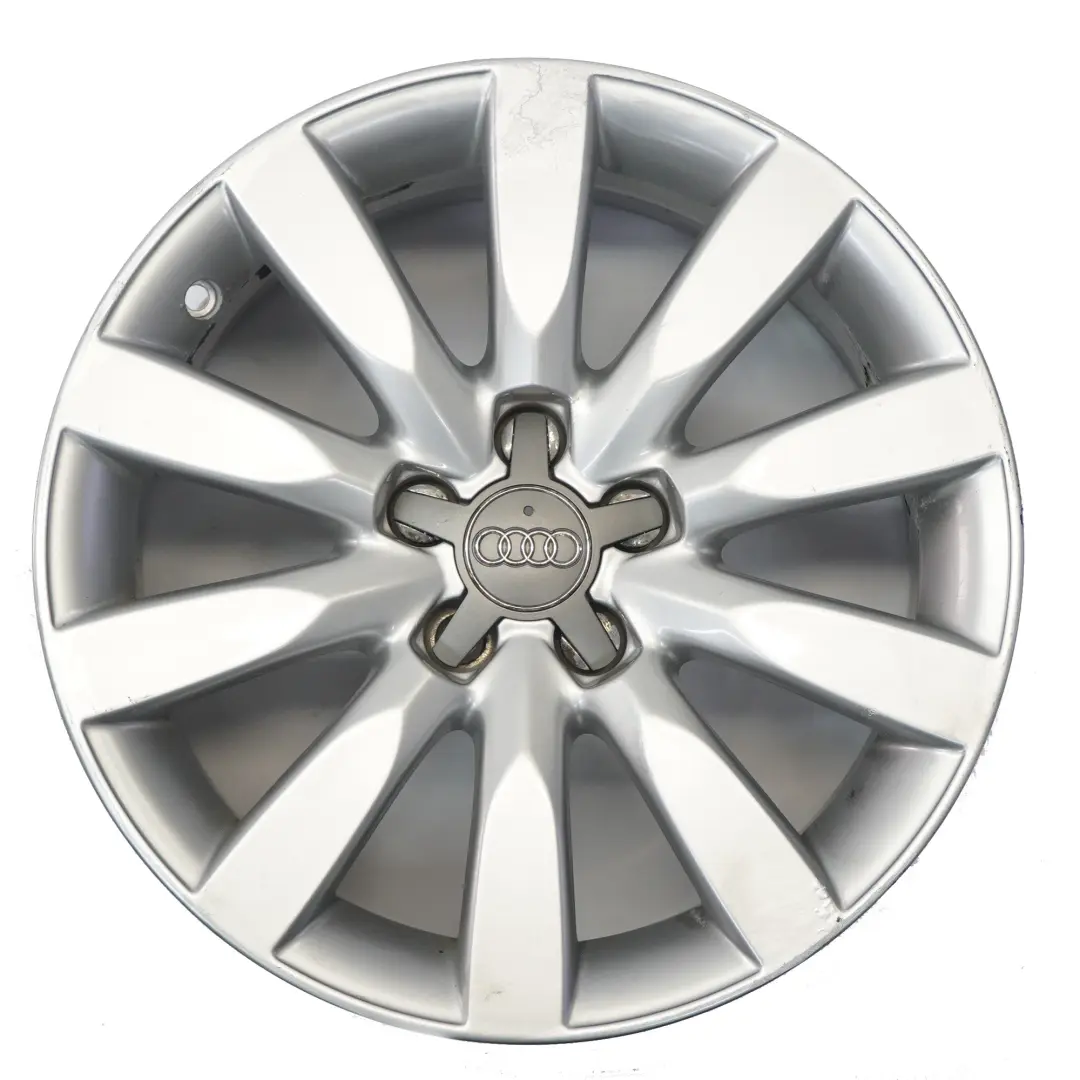 Alloy Wheel Rim 16" 7J ET34 10-Spoke to Audi A1 8X Silver with Part number 8X0601025G Audi A1 8X Silver Alloy Wheel Rim 16" 7J ET34 10-Spoke - SKU 8X0601025G-2 - Part number 8X0601025G
