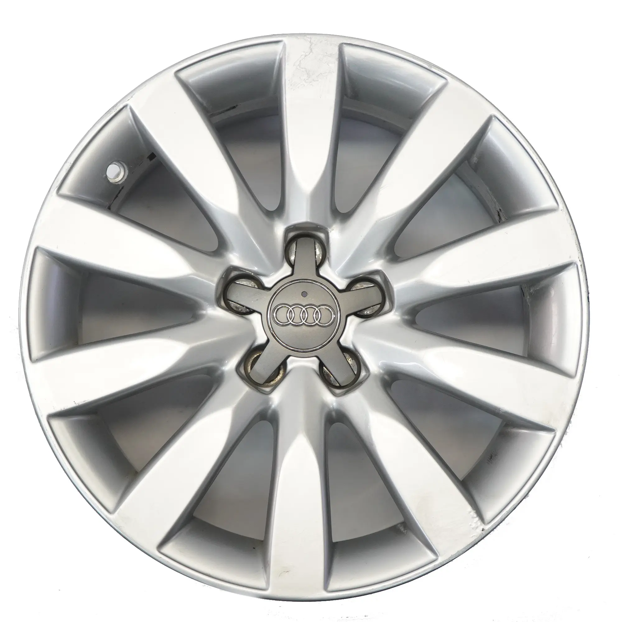 Audi A1 8X Cerchio In Lega Argento 16" 7J ET34 A 10 Razze 8X0601025G
