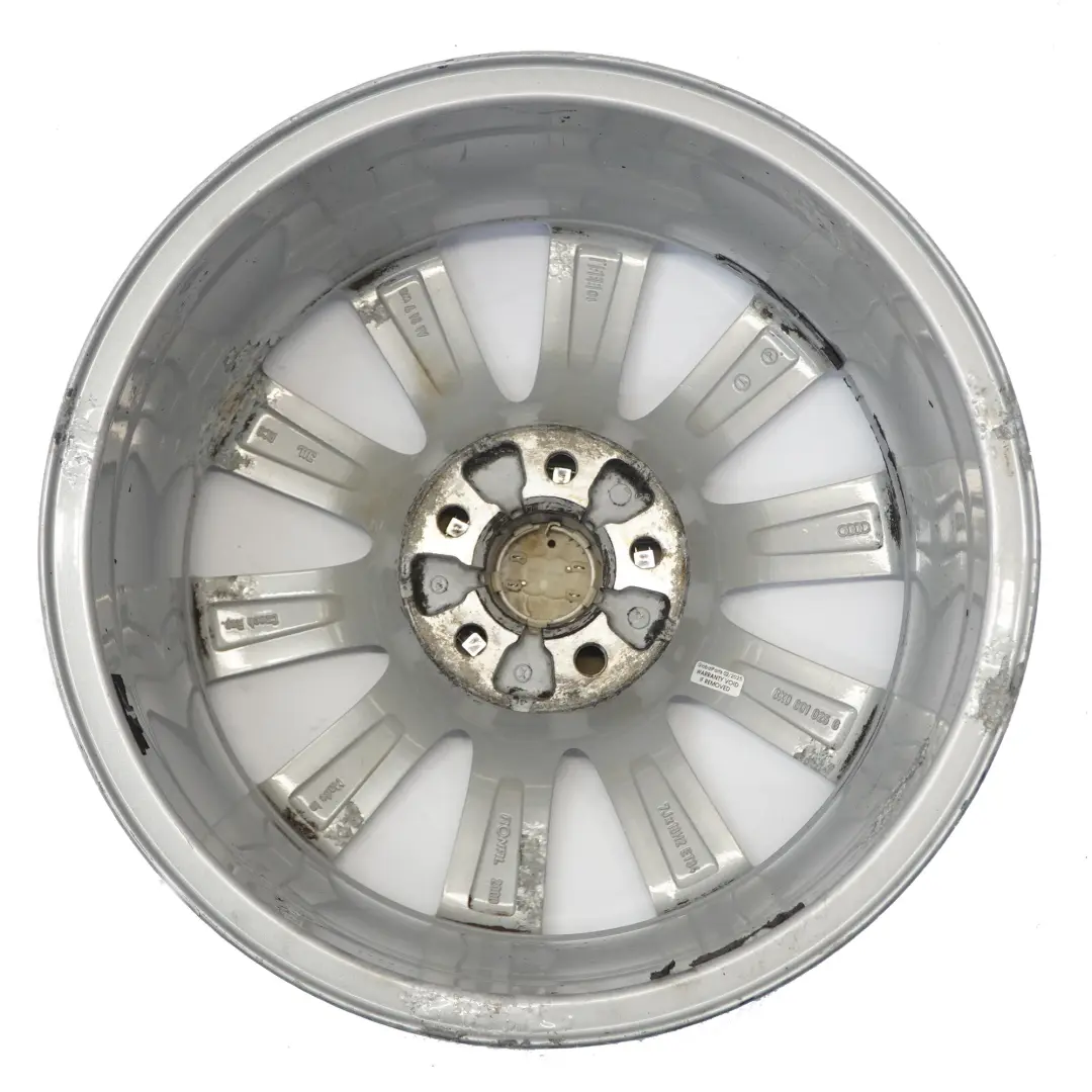 Audi A1 8X Cerchio In Lega Argento 16" 7J ET34 A 10 Razze - SKU 8X0601025G-2 - Numero di parte 8X0601025G