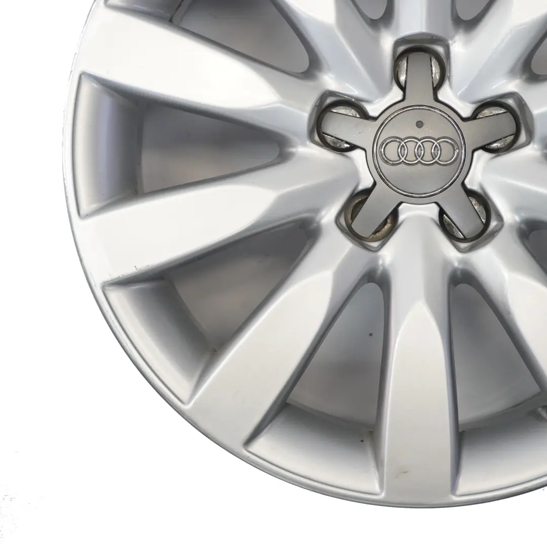 Alloy Wheel Rim 16" 7J ET34 10-Spoke to Audi A1 8X Silver with Part number 8X0601025G Audi A1 8X Silver Alloy Wheel Rim 16" 7J ET34 10-Spoke - SKU 8X0601025G-2 - Part number 8X0601025G