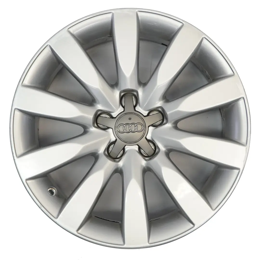 Alloy Wheel Rim 16" 7J ET34 10-Spoke to Audi A1 8X Silver with Part number 8X0601025G Audi A1 8X Silver Alloy Wheel Rim 16" 7J ET34 10-Spoke - SKU 8X0601025G-3 - Part number 8X0601025G