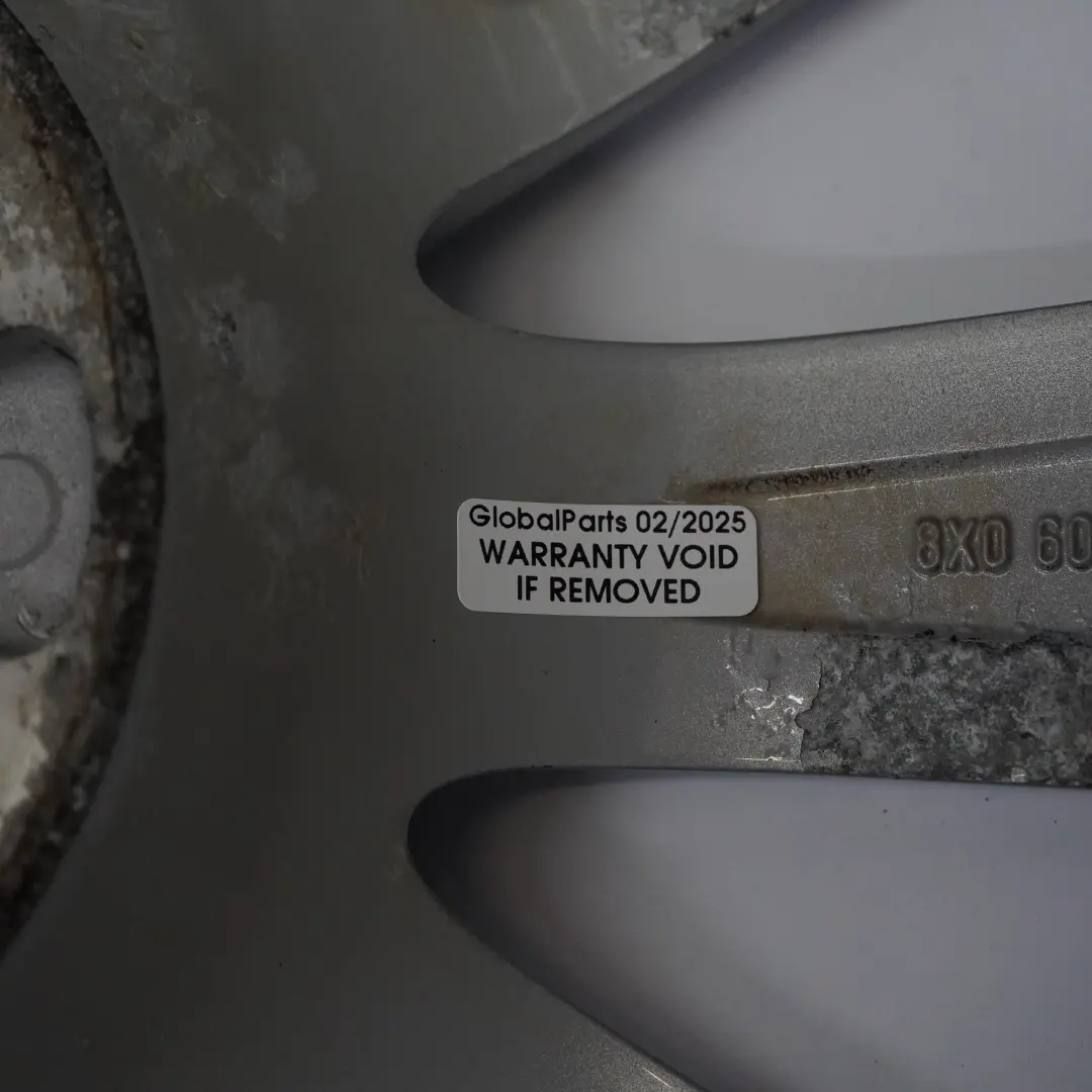 Audi A1 8X Silver Alloy Wheel Rim 16" 7J ET34 10-Spoke - SKU 8X0601025G-3 - Part number 8X0601025G